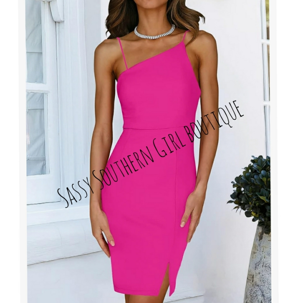 🆕⭐Hot pink midi dress